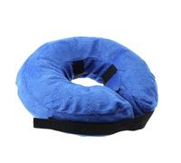 Generic Inflatable Dog Cone Neck, Warm Inflatable Neck Neck Multifunctional PVC for the Inside of the Skin with Itching (Blue)