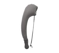 Generic Inflatable Neck Body Pillow Upper Body Support Convenient Storage Gift Airplane Neck Pillow for Car Seat Long, Gray