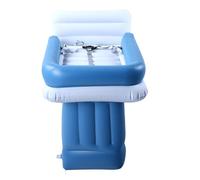 Generic Inflatable Toddler Airplane Bed for Comfortable Travel, PVC Flocking Mattress for Airplane, Car, Train, Portable, Lightweight