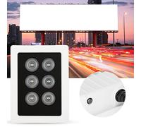Generic Infrared Fill Light, IR Illuminators DC12V 6W Infrared Fill Light 6 Lamps IR Illuminators IP66 Cctv for Camera