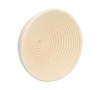 Generic Innovative Bread Fermentation Basket for Sourdough Baking and Homemade Bread - Easy-Clean Plastic Design (Off-white round 20 * 8CM)