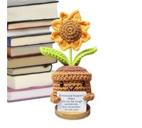 Generic Inspiration Crochet Doll, Sunflower, Knitted Joy