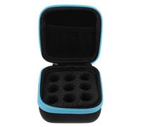 Generic Insulin Storage Case for Diabetic Vials and Peptides with Multiple Slots, Space Saving Organizer Made of Eva and Oxford Cloth, Black Insulin Refrigerator Storage Box Suitable