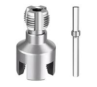 Generic Integrated Internal & External Pipe Threading Tool 3/4in Dual-Function PVC Pipe Threader Kit for Plumbing Projects and Home Repairs (DN20)