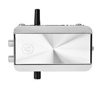 Generic Intelligent Remote Control Lock Durable Mechanical Anti Theft Lock for Home Security with 4 Controllers Silver Color