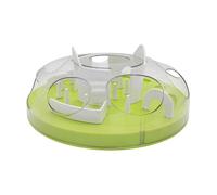 Generic Interactive Cat Maze Slow Feeder for Indoor Cats Green Puzzle Feeder Healthy Eating and Mental Stimulation DIY Feeding Plaything to Reduce Bloating and Stress