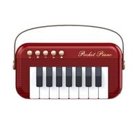 Generic Interactive Learning Piano Keyboard for Kids Aged 4 to 6, Red
