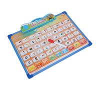 Generic Interactive Voice Reading Book Learning Toy, Educational Study Tool for Kids, Includes Interactive Pen, Suitable for Children Above 3, ABS Material (Blue)