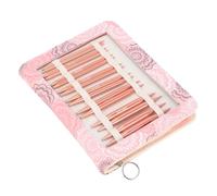 Generic Interchangeable Circular Knitting Needles Set Detachable Flexible for Knitter Enthusiast with Case Home Workshop Learning Travel