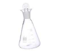 Generic Iodine Flask Conical Flask Glass 250ml Laboratory Chemistry Extra-large Marking Area the Bottle Mouth