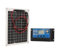 Generic IP67 Solar Panel Kit 15W DC 12V 24V 50A Controller All Weather Charging for Cellphones Tablets Laptops ABS
