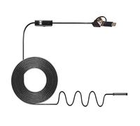 Generic IP67 USB Endoscope Borescope Camera with 6 Adjustable LEDs, 3-in-1 Inspection Camera for/PC, Water Pipe/Sewer Inspection Tool (10m)