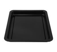 Generic Iron Baking Tray Sturdy and Easy to Clean Non-Stick Oven Pan Multifunctional Black Metal Pizza and Pie Baking Tray Suitable for Roasting and Serving