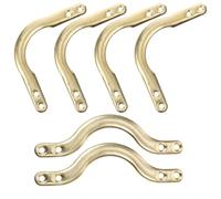 Generic Iron Billiards Net Pockets Fixator Heavy Load Withstanding Corner Nets 6pcs for Pool Table Pockets Suitable for Schools and Sports Venues