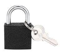 Generic Iron Portable Padlock with Brass Core, Anti-Rust Thickened Door Lock for Home Dormitory, High Safety Lock for Cabinet or Door, Easy-to-Use Anti-Theft Padlock (50mm)