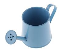 Generic Iron Watering Can Ornament, Decorative Iron Figurine for Home, Office, Garden And Party Decoration, Blue
