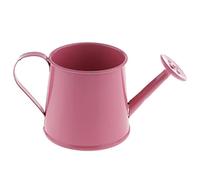 Generic Iron Watering Can Ornament, Decorative Iron Figurine for Home, Office, Garden And Party Decoration, Pink