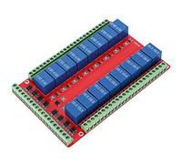 Generic Isolated 16 Channel Relay Module with Reverse Connection for Home Automation 5V/12V/24V Applications (DC24V)