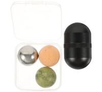 Generic Jade Ball for Facial Massage Detachable Beauty Roller Metal Shell Jade Face Roller for Skin Tightening for Spa and Home Care