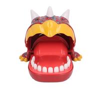 Generic Jags Game Joke Toy, Exciting Press in the Form of Cartoon Teeth That Bit the Game of Fingers for the At Home (Red)