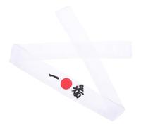 Generic Japanese Chef Costume Headband 100% Cotton Breathable Smooth Feeling Stylish Chef Accessory for Cooking and Face Washing