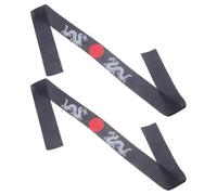Generic Japanese Style Samurai Headband Black Polyester Sweat Absorbing Hair Headband 1 Pair Comfortable and Smooth Feeling for Karate Training and Showing Support