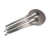 Generic Jaw Harp Portable Metal Mouth Harp Folk Musical Instrument Compact Steel Construction with Bright Tone Suitable for Beginners Adults Performance, Silver