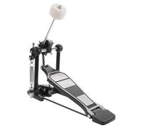 Generic Jazz Drumming Foot Kick Pedal Aluminum Alloy Bass Drum Pedal Accessory Single Chain Drive for Smooth Playing