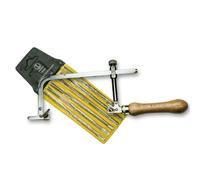 Generic Jewellers Adjustable Metal Saw Frame +144 Mixed Blades Jewellery Craft Tool Fret Saw with Wood Handle