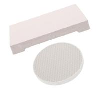 Generic Jewelry Soldering Board Large and Sturdy 2pcs with Honeycomb Structure Design, Heat Resistant Gypsum Soldering Block for Silver Jewelry and Metal Processing