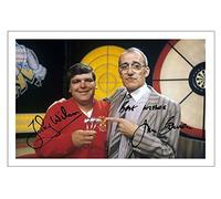 GENERIC JOCKY WILSON & JIM BOWEN Signed 6x4 Inch Photo Print DARTS Autograph Gift