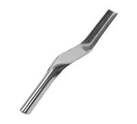 Generic Jointing Iron Brick Finishing Tool Floor Jointer and Smoother Convex Stainless Steel Double Head Suitable for DIY and Repair, 16mm Width