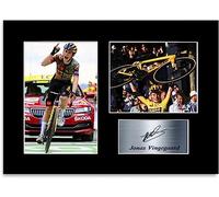 Generic Jonas Vingegaard Road Racing Cyclist A4 Signed Autograph Photo Display Mount Gift for Living Room Wall Art