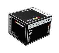 Generic Jump Box, Step Box, Agility Box, Training Device with Three in Construction for Versatile Exercises for Adults And Children at The Fitness Tr, Style B
