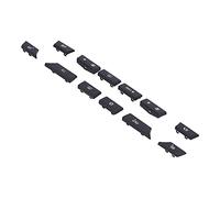 Generic Key Cap Repair Kit, 12pcs A/C Heater Button Key Cap Switch Cover Repair Kit 61319313923 Replacement Air Conditioning Heater Button Climate Control for 5/6Series