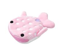 Generic Key Earphone Organizer Portable Plush Bag Cartoon Whale(Pink)
