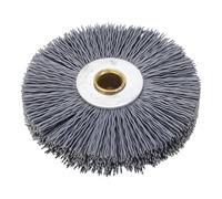 Generic Key Machine Brush Nylon Stainless Steel Durable Multifunctional Deburring Brush for Key Making 80x20x10mm
