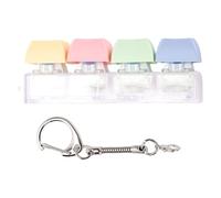Generic Keyboard Stress Relief Toy with Four Sound Modes Compact Clicker for Anxiety Relief At Work Portable 7.5x3x2cm