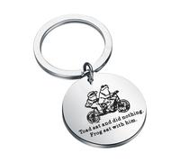 Generic KEYCHIN Frog And Toad Keychain Toad Storybook Lover Gifts Toad Sat And Did Nothing Frog Sat With Him Jewelry (Toad sat K-S)