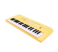 Generic Kids 37 Key Electronic Piano Keyboard Toy with Microphone, Dual Power Supply System for Indoor/Outdoor Use - Bright Color (Yellow)