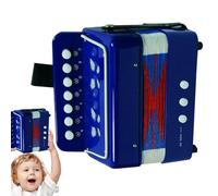 Generic Kids Accordion Instrument Toys, Button Toy Instrument for Kids, Portable Early Development Educational Music Toy for Boys Children Beginners