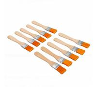 Generic Kids Archaeology Digging Tools Set 10Pcs for Hands-On Learning and Art Projects Safe Nylon Brushes with Wooden Handles for Ages 4 Plus (Number 3(14 X 2.9 X 2cm / 5.5 1.1 0.8in))