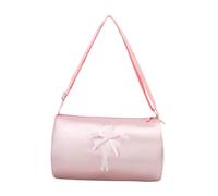 Generic Kids Ballet Dance Bag Adjustable Ballerina Sports Bag Closure Lightweight Nylon Suitable for Little Girls Dance Weekends, Pink