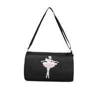 Generic Kids Ballet Dance Bag Adjustable Ballerina Sports Bag Closure Lightweight Nylon Suitable for Little Girls Dance Weekends, Blue