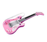 Generic Kids Bass Guitar Toy Safe Durable Multifunctional Musical Instrument for Children Without , for Kids (Pink)
