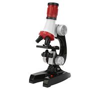 Generic Kids Biological Microscope Set Educational Science Kit for Beginners Ages 7-14 Lightweight Portable Plastic