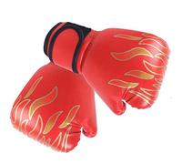 Generic Kids Boxing Gloves for Youth Training Thickened PU Material for Sparring and Kickboxing - 1 Pair (Red)