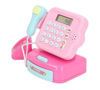 Generic Kids Cash Register Toy Electronic Cashier Set with Scanner Sound Lights for Pretend Play Supermarket Store Learning Math Gift