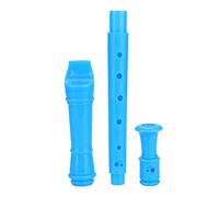 Generic Kids Clarinet and Flute Combo for Beginner Music Learning with Fingering Guide and Easy Clean Material for Children 12.6in (Blue)