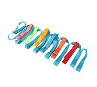 Generic Kids Colorful Handles Safety Walking Rope for Children Prevent Loss in Public, Suitable for Preschool Line Up, 144.88in Webbing Material
